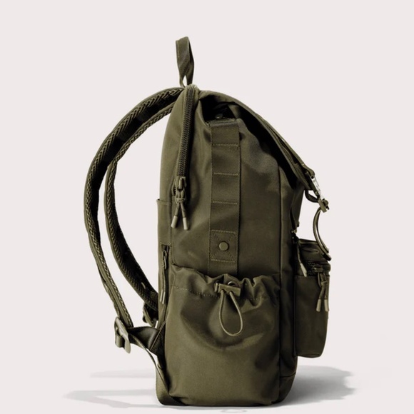 NWOT Dagne Dover Brooklyn Backpack — Dark Moss (deep olive green)